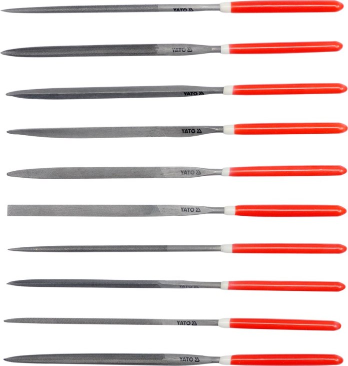 Zestaw 10 pilników iglaków Yato YT-6163